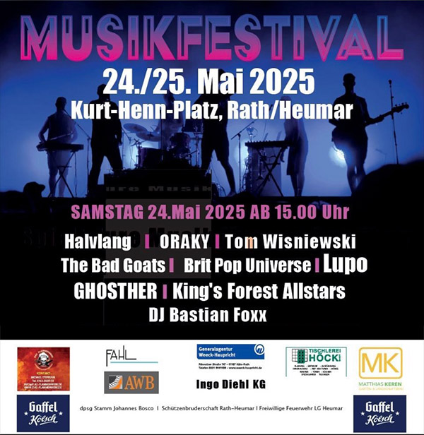 Musikfest Rath/Heumar Mai 2025
