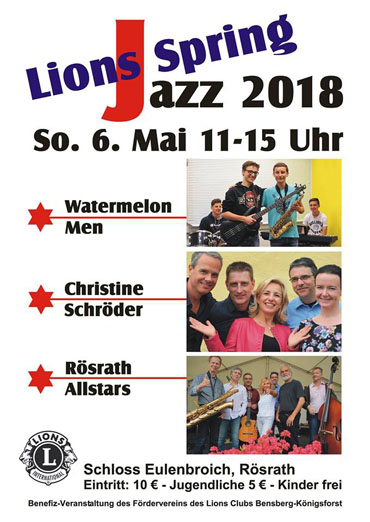 Lions Spring Jazz 2018