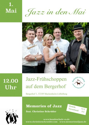 Jazz in den Mai - Memories of Jazz feat. Christine Schröder