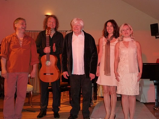 Mai 2013, Villon Projekt, Das Ensemble (Friedrich Raad, Leo Henrichs, Hans Doetsch, Barbara Uhling und Christine Schröder